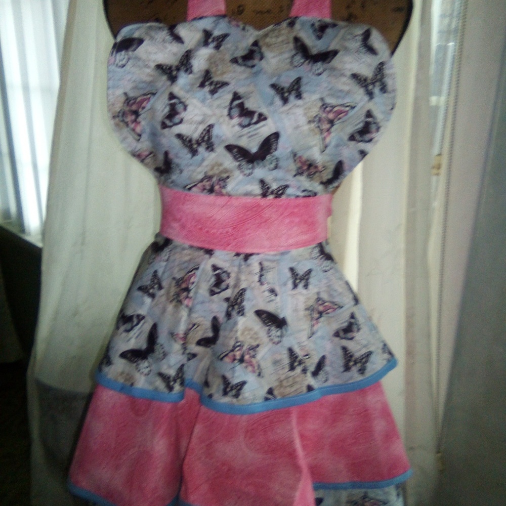 Butterfly madness apron